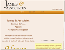 Tablet Screenshot of jamesandassociates.com